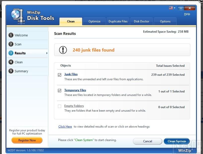 WinZip Disk Tools下载,系统优化,垃圾清理,内存清理,磁盘清理,系统清理