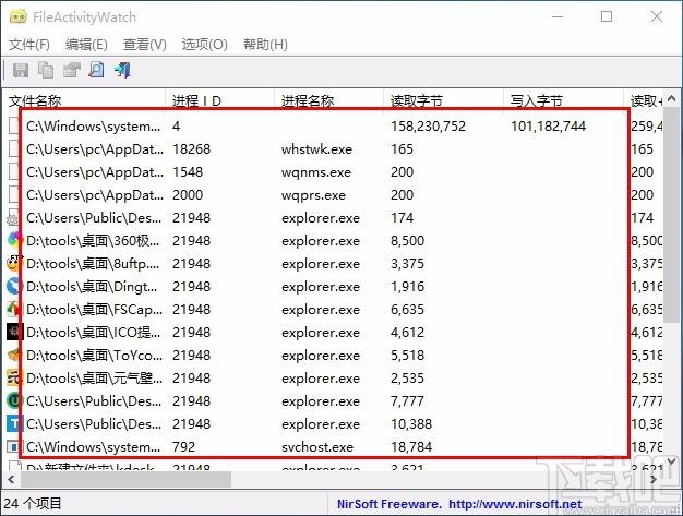 FileActivityWatch下载,系统任务管理器,系统任务管理