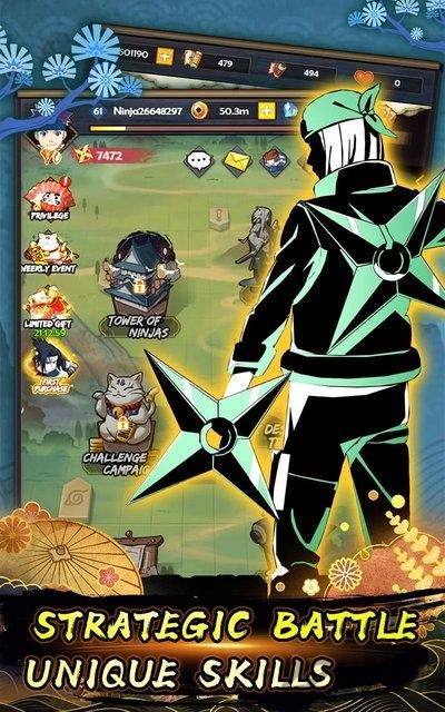 brawl ninja游戏(暂未上线),brawlninja,忍者手游,放置手游